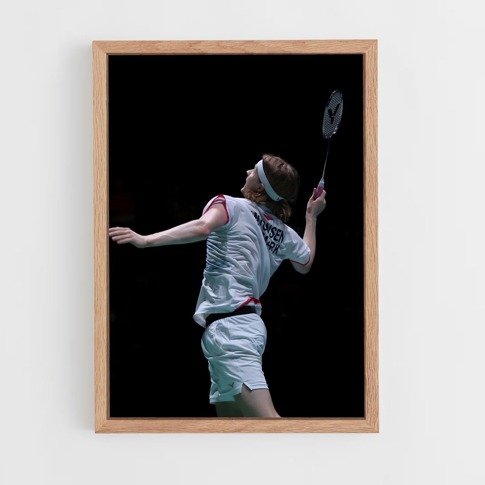 Poster Anders de antonsen – affiche Badminton (vue 4)